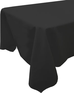 Mantel cuadrado Market Place Linens 52" x 52" negro