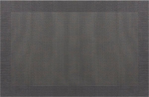 Mantel individual Cityscape de vinil 12" x 18" carbón