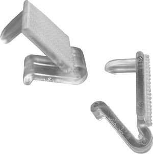 Clip Snap Drape BV para faldón de mesa 3/4" paquete con 25 transparente