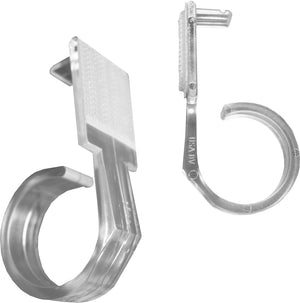 Clip Snap Drape DV para faldón de mesa 1-1/8" a 1-1/2" paquete con 25 transparente