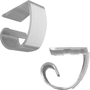 Clip Snap Drape KV para faldón de mesa 3/4" a 1-1/2" paquete con 25 transparente