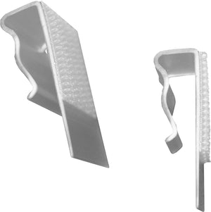 Clip Snap Drape VTC para cenefa o faldón de encaje paquete con 25 transparente