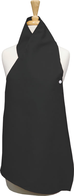 Babero tipo scarf Signature 34" x 25" negro