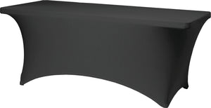 Funda Contour para mesa rectangular 8' x 30" x 30" negra