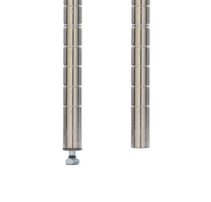 Poste Metro Super Erecta SiteSelect acero inoxidable 1 x 1 pulg SES-POST-NS