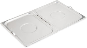 Tapa abatible central DuraPan para inserto entero acero inoxidable