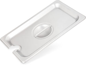 Tapa ranurada DuraPan con asa para inserto cuarto acero inoxidable