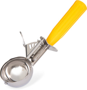 Porcionador 2 oz acero inoxidable amarillo