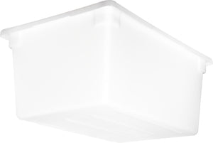 Caja StorPlus para alimentos de polietileno 16.6 gal blanca