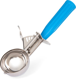 Porcionador 2.75 oz acero inoxidable azul