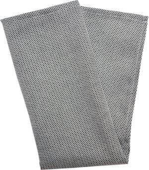 Servilleta Milan Birdseye 20" x 20" negro/blanco