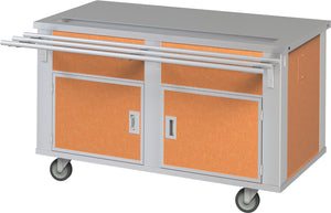 Mostrador DineXpress para bebidas 4 pozos 63" x 30" acero inoxidable
