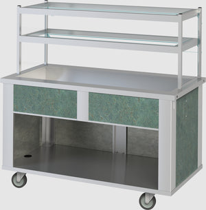 Módulo frío DineXpress baño de hielo 6 pozos 91" x 30" x 36" acero inoxidable