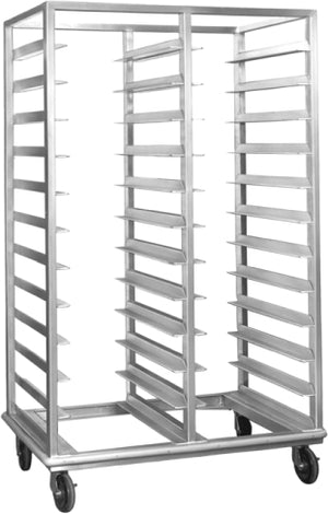 Rack con guías angulares plata