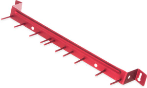 Rack de Aluminio Spectrum para Cepillos 17" Rojo