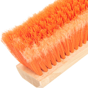 Cepillo de Piso Flo-Pac 24" con Centro Pesado de Polipropileno Naranja