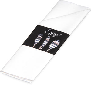 Funda para servilletas 16" x 16" paquete con 300 piezas negro