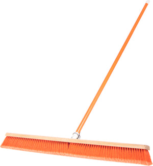 Cepillo de Piso Flagged de Polipropileno 36" Naranja