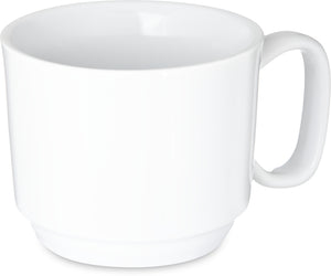Taza Dinex 8 oz porcelana blanco