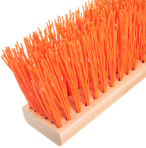Cepillo de Piso Pesado Flo-Pac de Polipropileno 16" Naranja