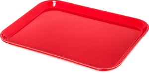 Charola rectangular Glasteel 13.75" x 10.6" roja