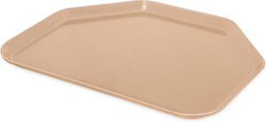Charola trapezoidal Glasteel 18" x 14" almendra