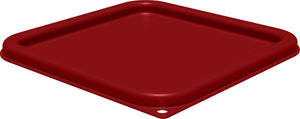 Tapa para contenedor cuadrado 6 a 8 qt roja