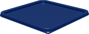 Tapa para contenedor cuadrado 12 a 22 qt azul rey