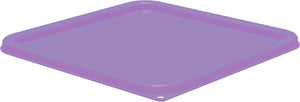 Tapa para contenedor cuadrado 12 a 22 qt morada