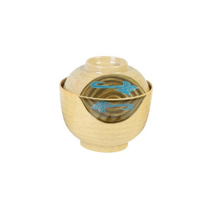 Bowl miso con tapa de melamina Wei 9 oz 4"