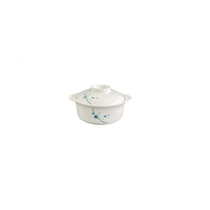 Tazón para miso de melamina Blue Bamboo 12 oz 4 7/8" con tapa