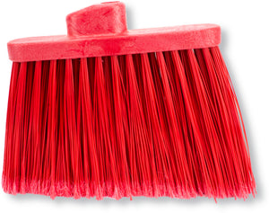 Escoba Angular OmniFit con Cerdas Banderadas Rojo
