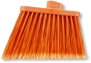 Escoba Angular OmniFit con Cerdas Banderadas Naranja
