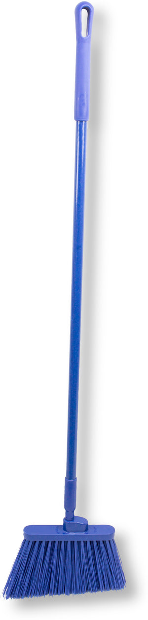 Escoba Angular Duo-Sweep Sin Banderas 56" Azul