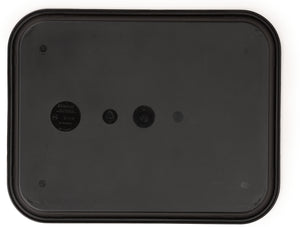 Charola para cafetería antimicrobiana 14" x 18" negra
