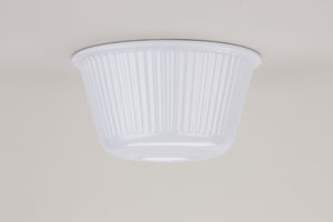 Ramekin ondulado 4 oz melamina blanco