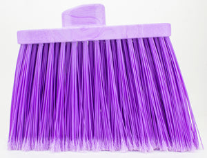 Escoba Angular OmniFit con Cerdas Banderadas Morado