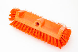 Cepillo Multinivel para Piso con Cerdas Laterales 12" Naranja