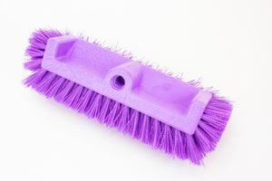 Cepillo Multinivel para Piso con Cerdas Laterales 12" Morado