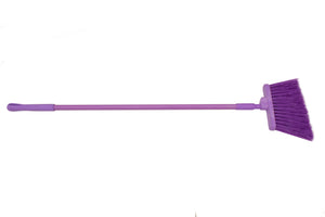 Escoba Angular Duo-Sweep Sin Banderas 56" Morada
