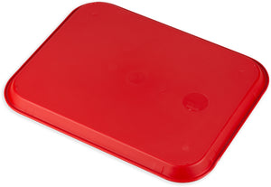Charola para cafetería 14" x 18" roja