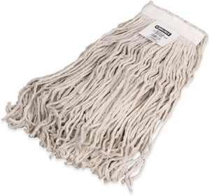 Cabezal de trapeador Flo-Pac #24 grande corte abierto blanco