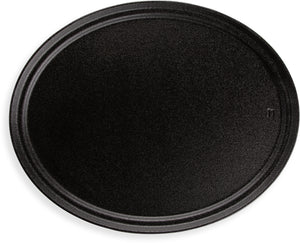 Charola ovalada Griptite 2 24" x 19" negra