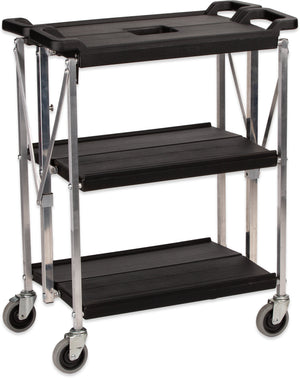 Carro de servicio 15" x 21" negro