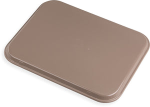Charola antiderrapante Glasteel mármol 14" x 18" latte