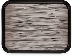 Charola antiderrapante Glasteel cantera 14" x 18" negro