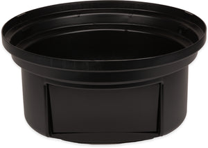Tapa domo Bronco con puerta abatible para bote 44 y 55 galones negra