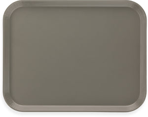 Charola plana Glasteel 14" x 18" gris