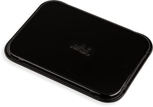 Charola rectangular Glasteel 16.4" x 12" negra