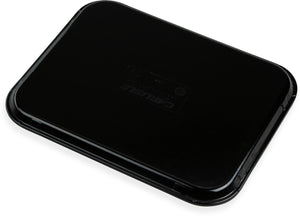 Charola Glasteel 18" x 14" negra